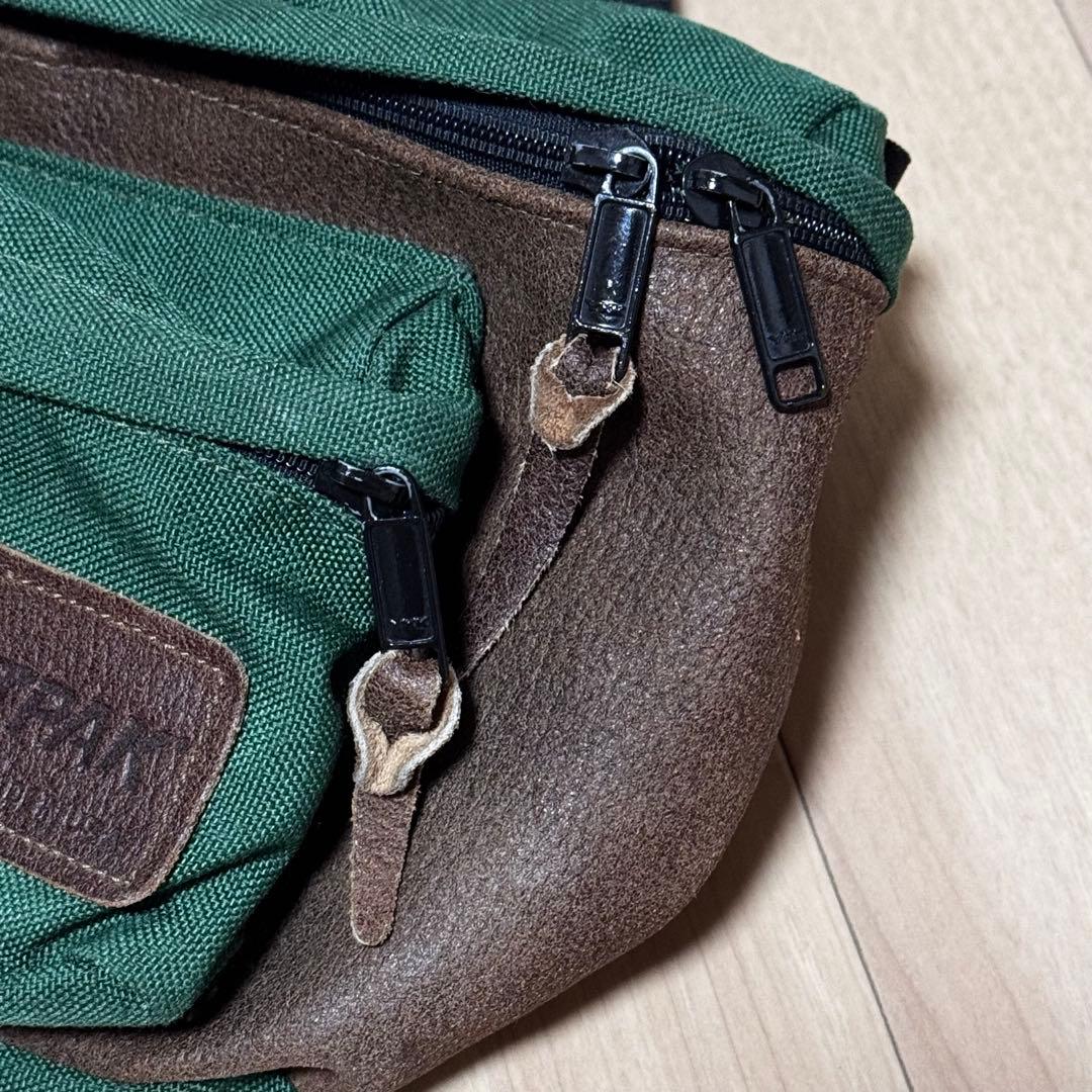 EASTPAK USA製 ウエストポーチ レザー 90's ウエストバッグ レザー