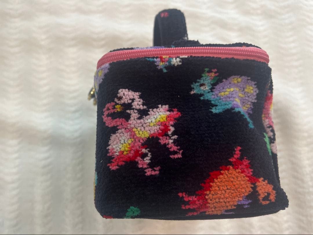 タグなし】フェイラー FEILER バニティポーチ ネイビー 神崎恵 コラボ