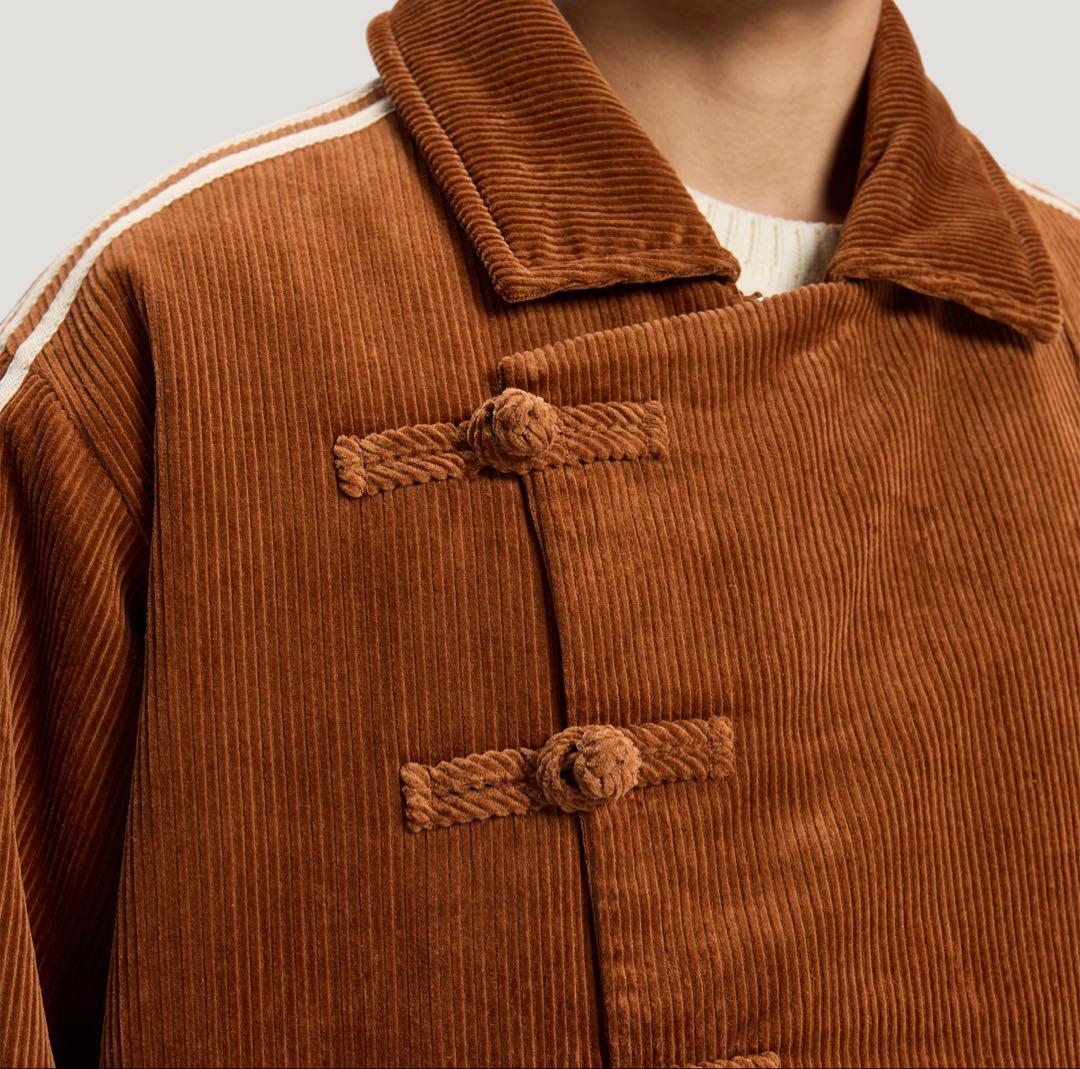 海外限定M Adidas New YearコーデュロイジャケットKQ5135 - メルカリ