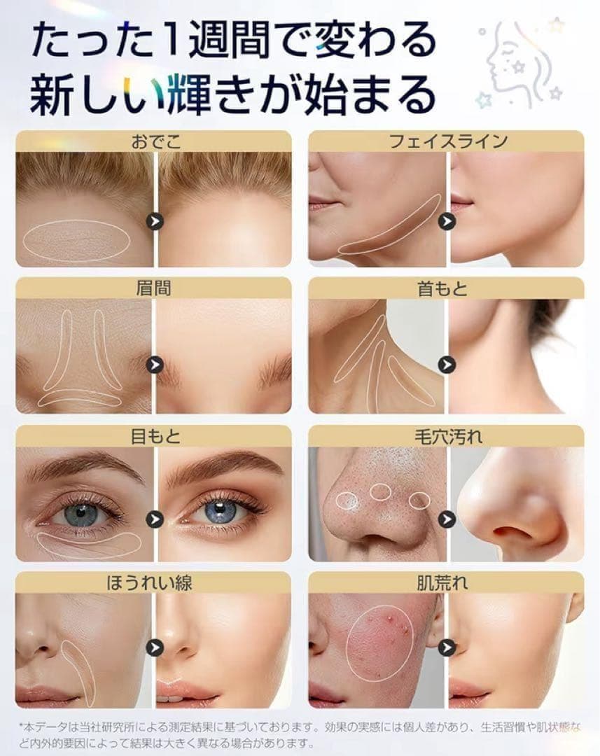 新品未使用❤️ 美顔器 高周波 EMS 18役 光エステ リフトケア 毛穴洗浄