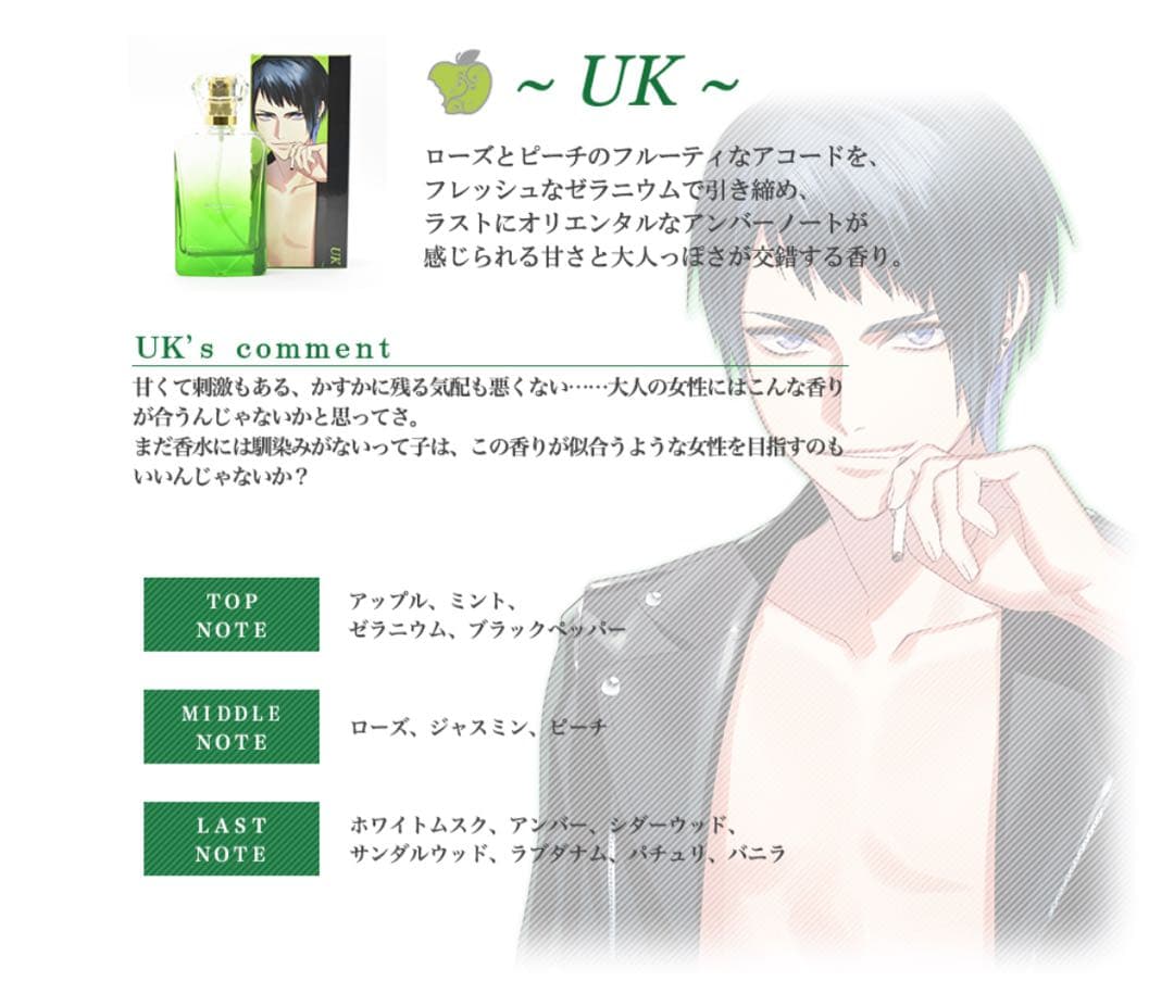 DYNAMIC CHORD 青井有紀　UK 香水　フレグランス　ダイナー