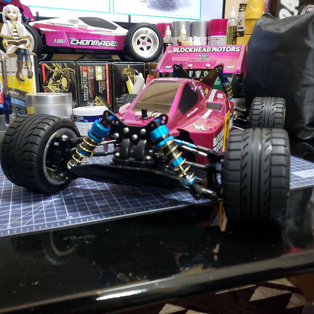 タミヤ　TT02B　ネオスコーチャー カスタム　未走行　メカ、送受信機セット