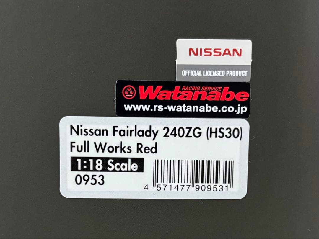 1/18ミニカー　イグニッションモデル　240Z フルワークス【新品】レッド