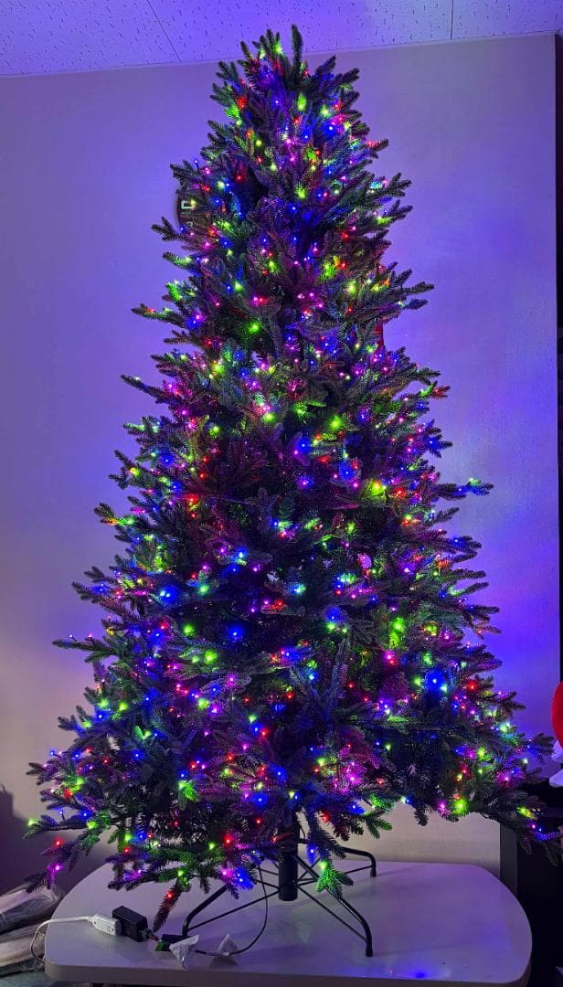 未使用 ☆ コストコ 228cm クリスマスツリー 電飾付き LED 1850個