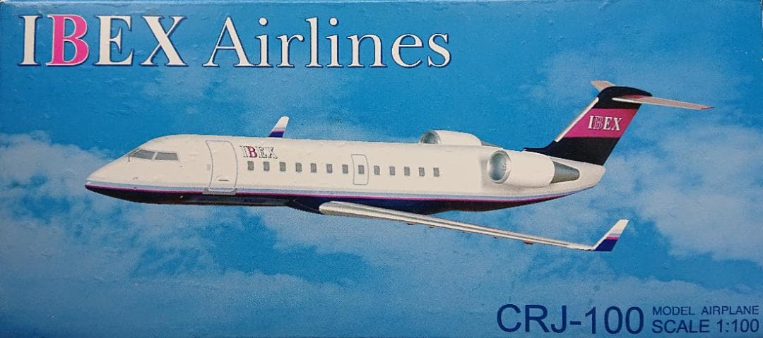IBEXエアラインズ　ボンバルディア CRJ-100 1/100 モデルプレーン