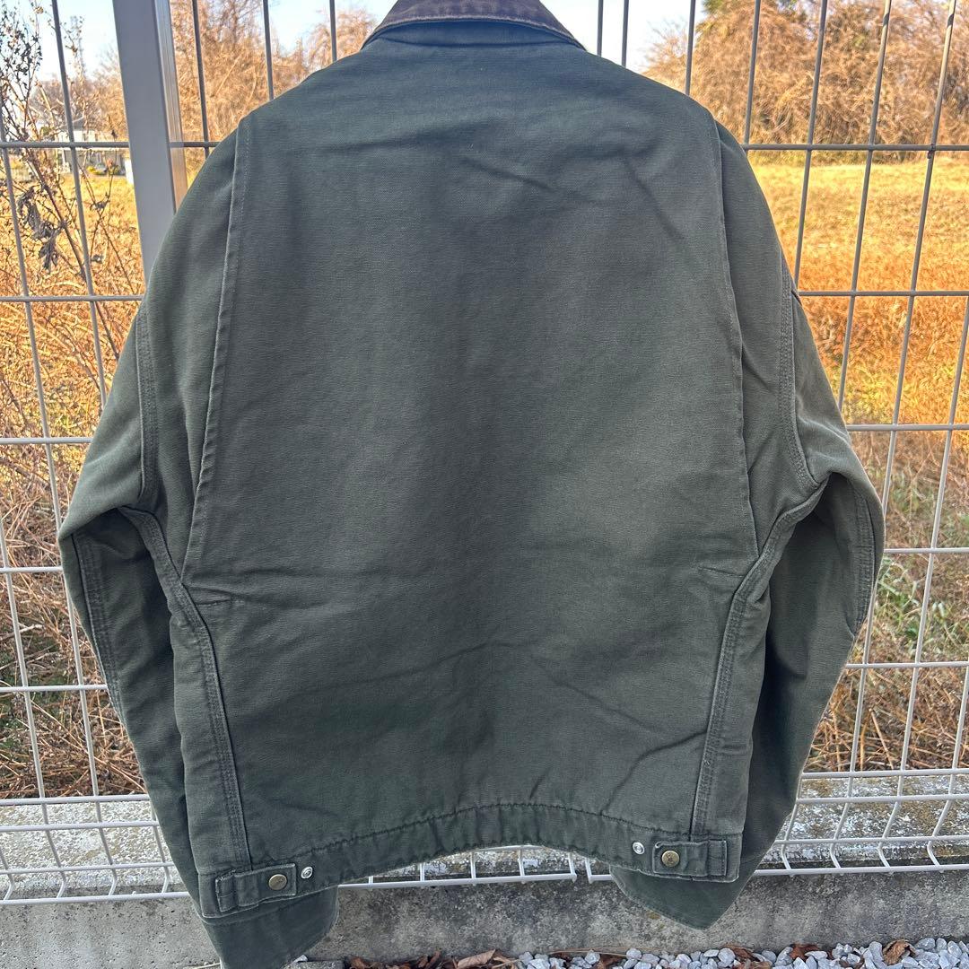 1996年製 Carharttデトロイトジャケット モスグリーンMOS USA製 - メルカリ