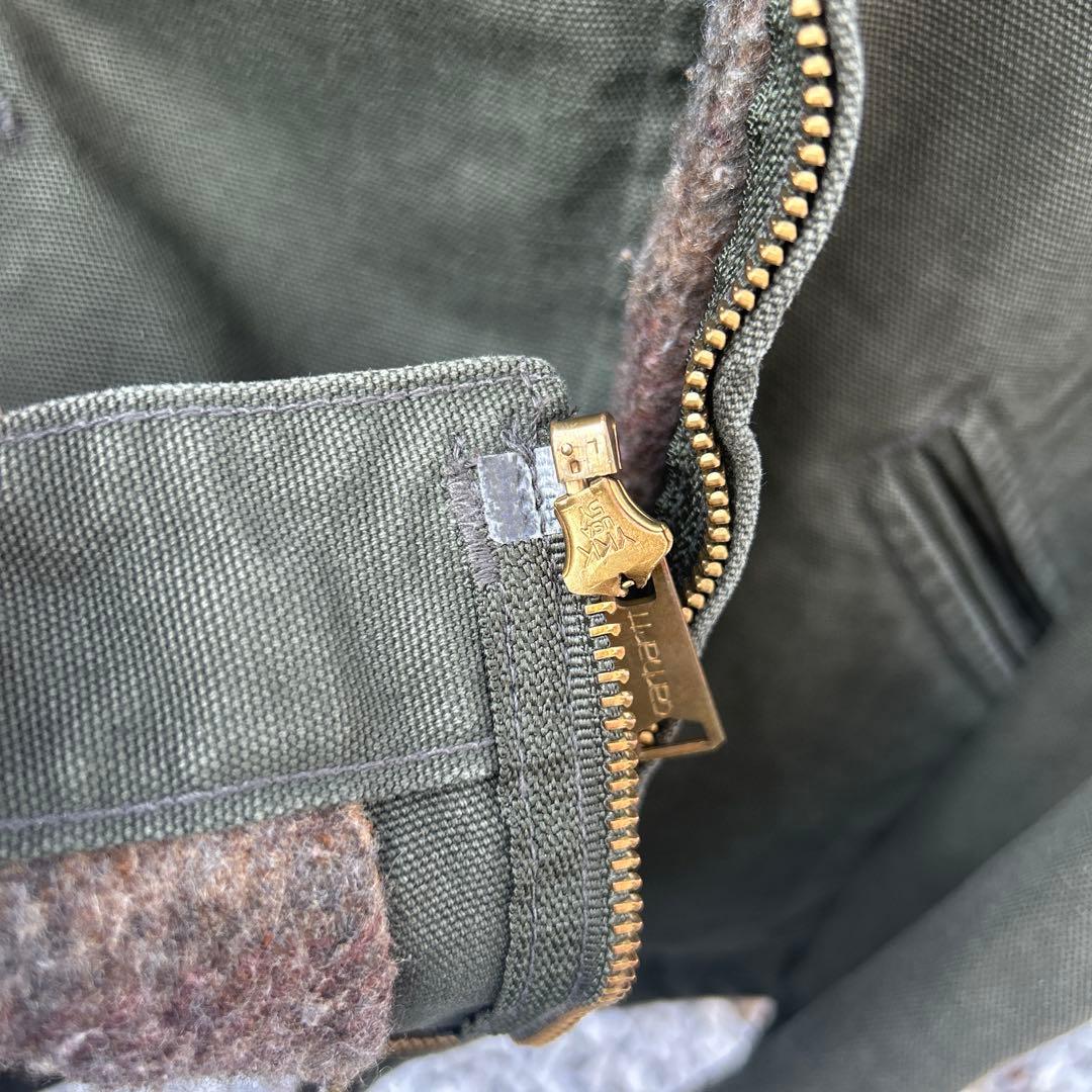 1996年製 Carharttデトロイトジャケット モスグリーンMOS USA製 - メルカリ