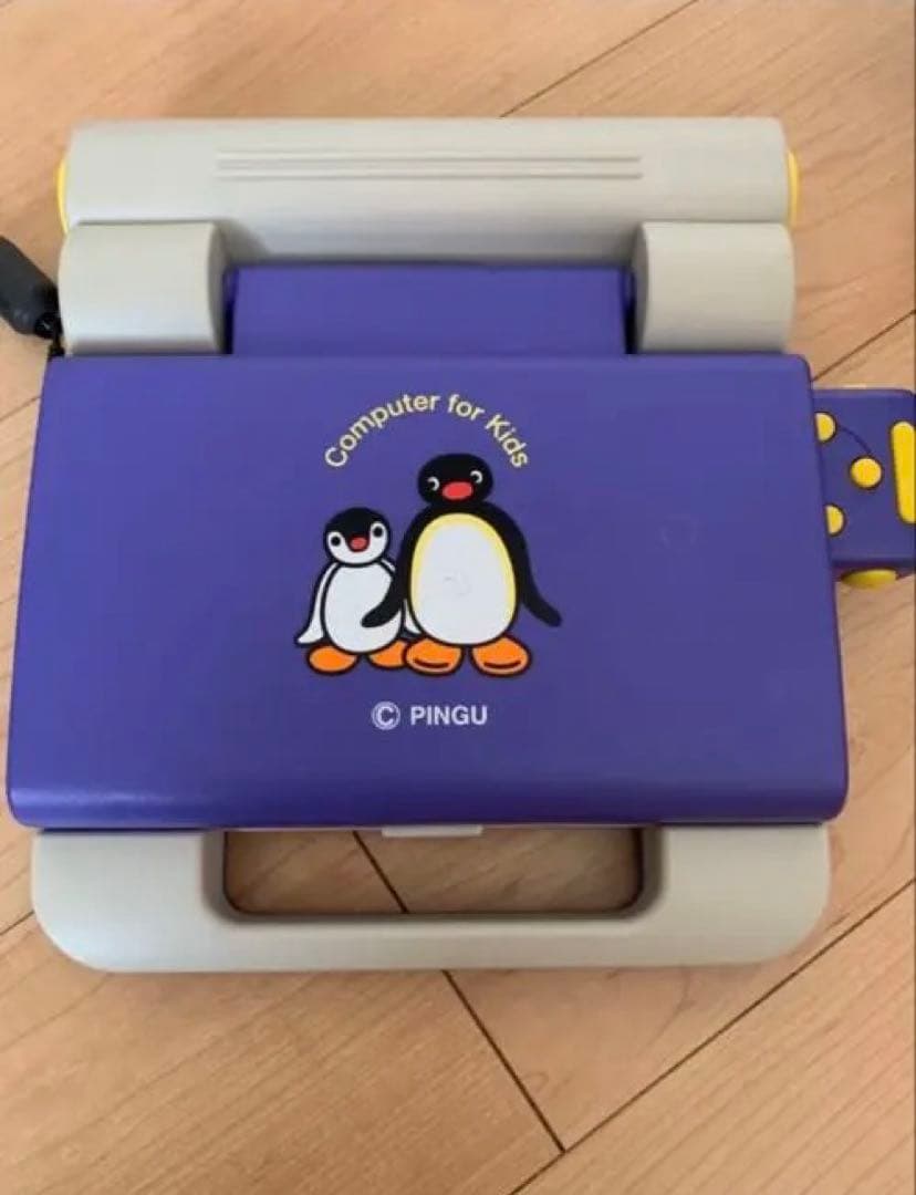 ☆サンヨー／子供用ピングーコンピュータ #英語カートリッジ付 【平成