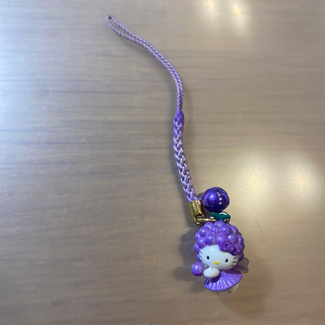 ハローキティ ご当地 山梨限定 グレープフェアリーバージョン 根付