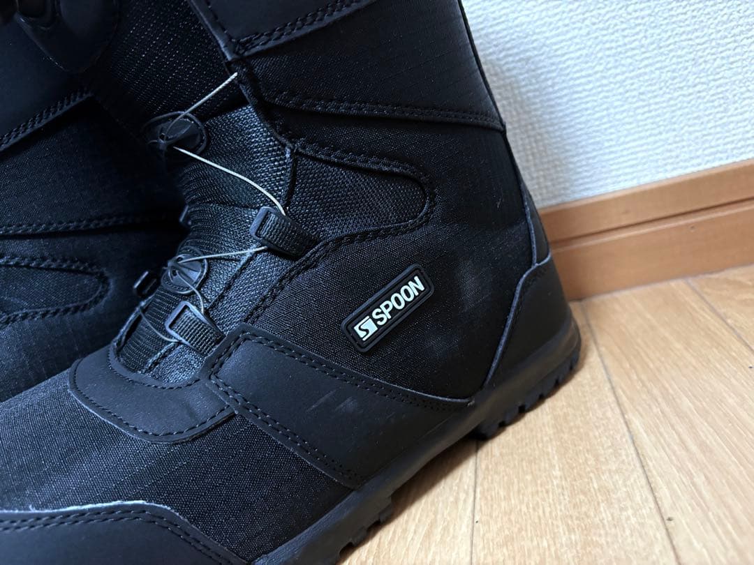 SPOON スノーボードブーツ ダイヤル　ブラック 24.5〜25.0cm