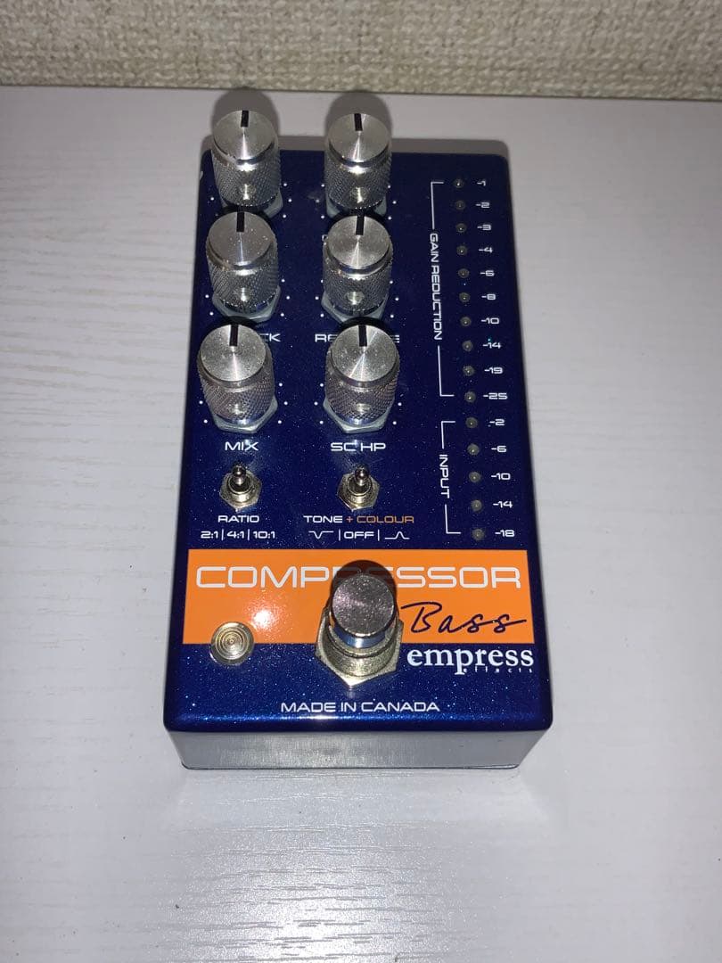 く*ー様 empress effects COMPRESSOR Bass Blu empress effects Bass Compressor Blue コンパクトエフェクター ベース