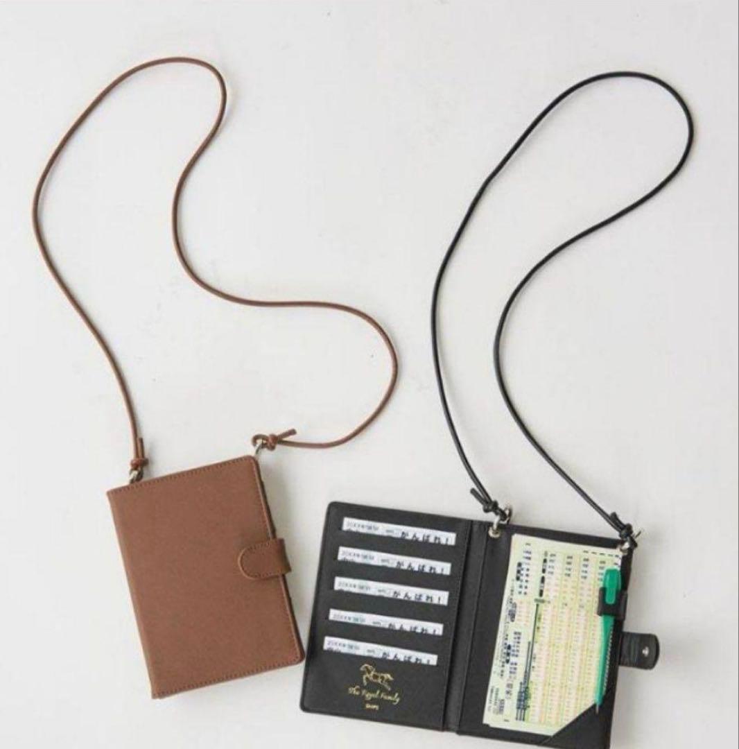 ザ・ロイヤルファミリー×SHIPS 馬券ケース ポーチ 限定 ブラック