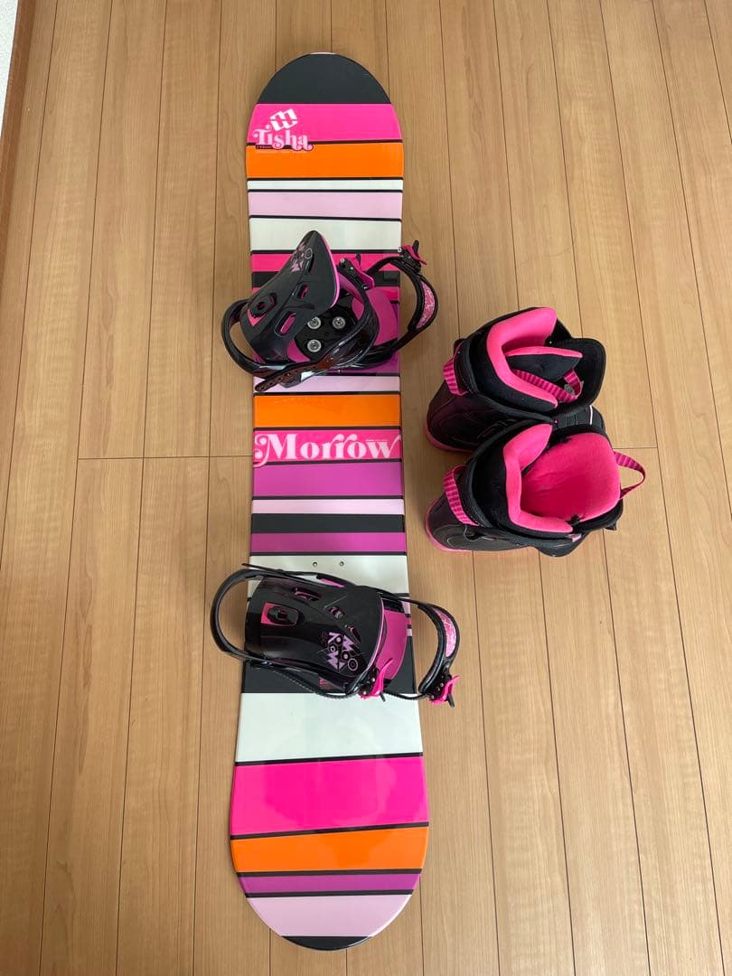 スノーボード　セット スワロー 90cm スキーボード ファンスキー TXT90 ＋ZMスノーボード