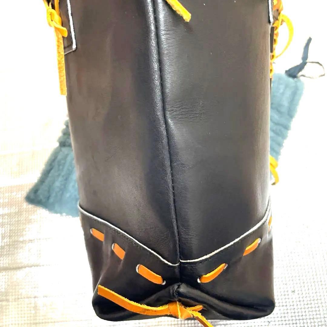 久保田スラッガートートバッググローブレザー グラブ革 ブラック