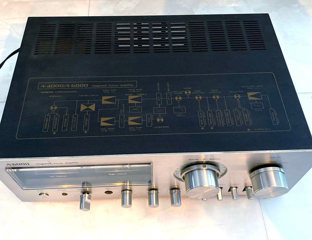 ONKYO プリメインアンプ A-6000 オンキョー - メルカリ