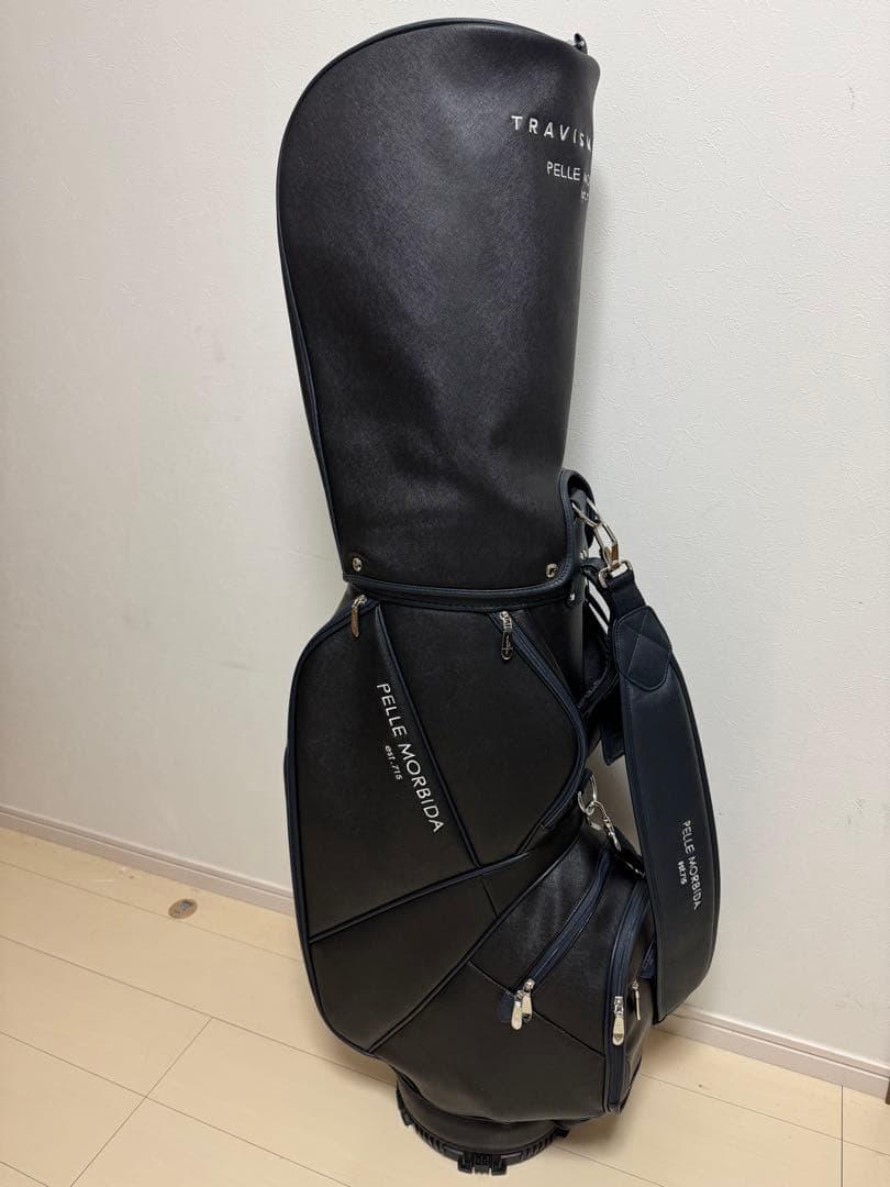限定品　ペッレモルビダ TRAVISMATHEW コラボ　キャディバッグ TRAVIS MATHEW PREMIUM × PELLE MORBIDA