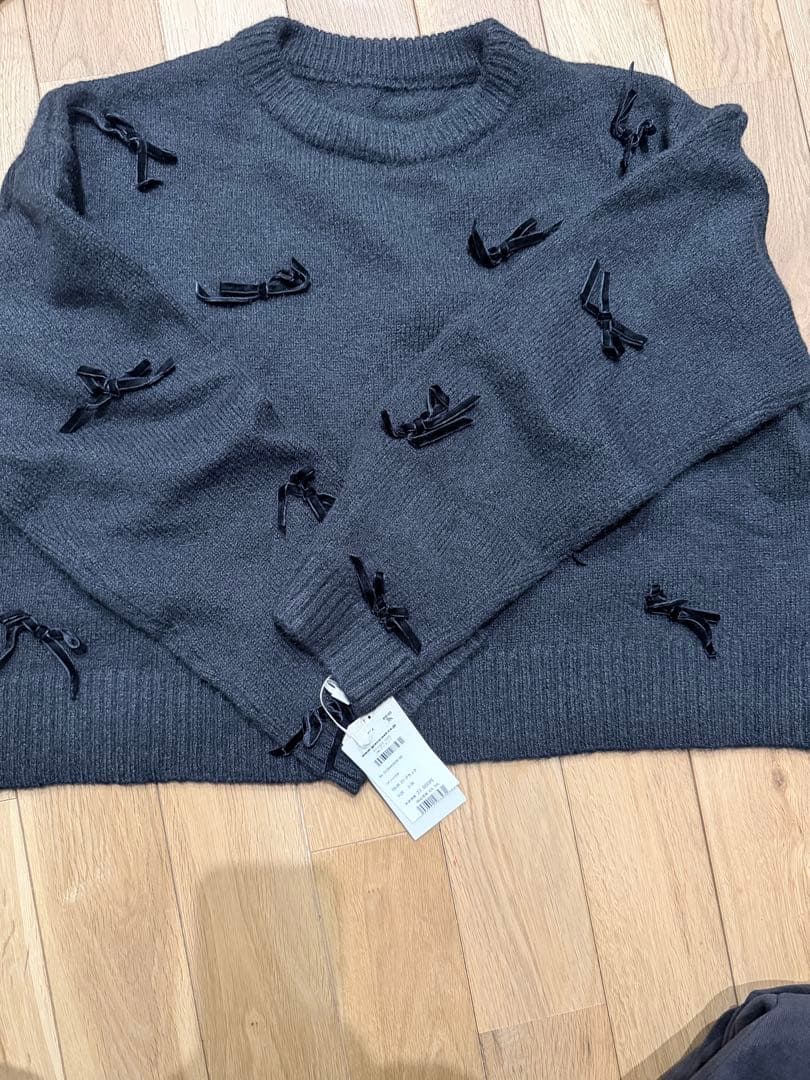 グレースコンチネンタル　リボンニットトップ リボンニットトップ / GRACE CONTINENTAL | GRACE CONTINENTAL