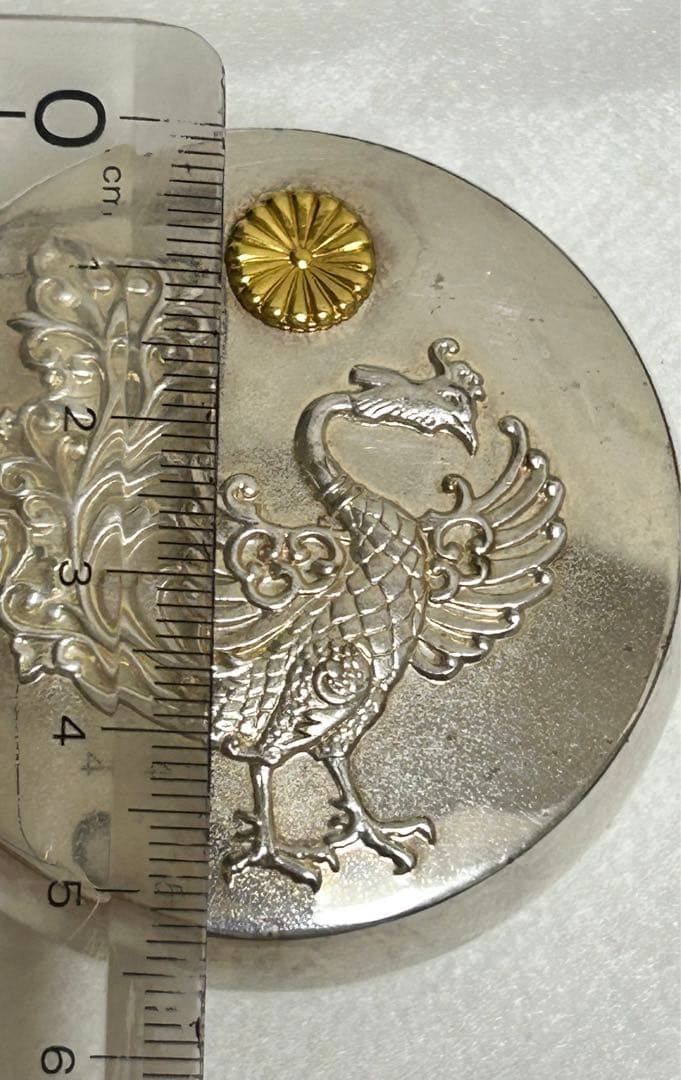 ☆皇室御下賜品☆ 上皇陛下 平成即位の礼 ボンボニエール 棗型鳳凰文