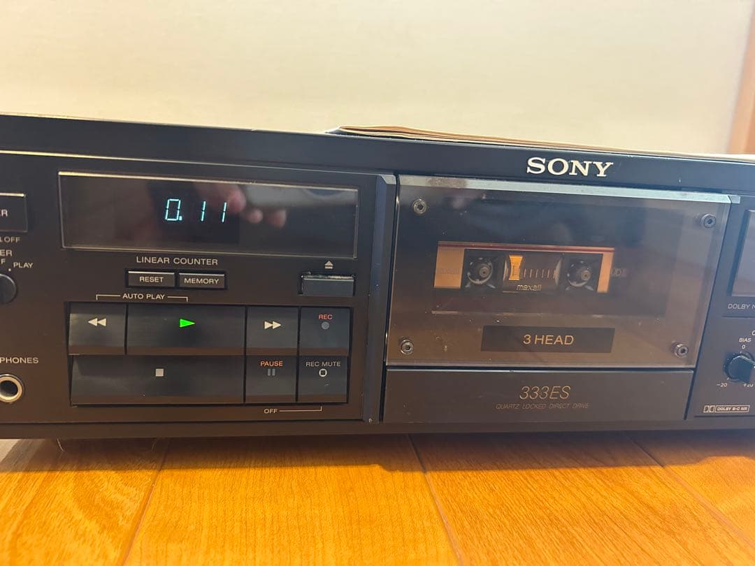 SONY TC-K333ESX カセットデッキ 通電動作確認済み - メルカリ