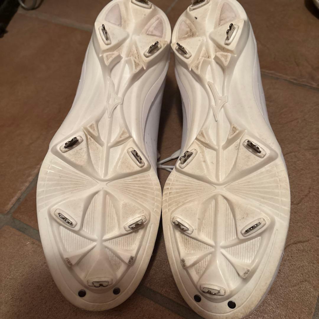 Mizuno ホワイト　スパイク 27.0cm 野球　ミズノ