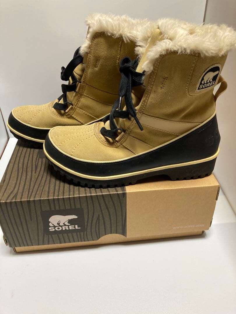 SOREL ファー付き防水ブーツ 25cm 『元箱付き』 - メルカリ