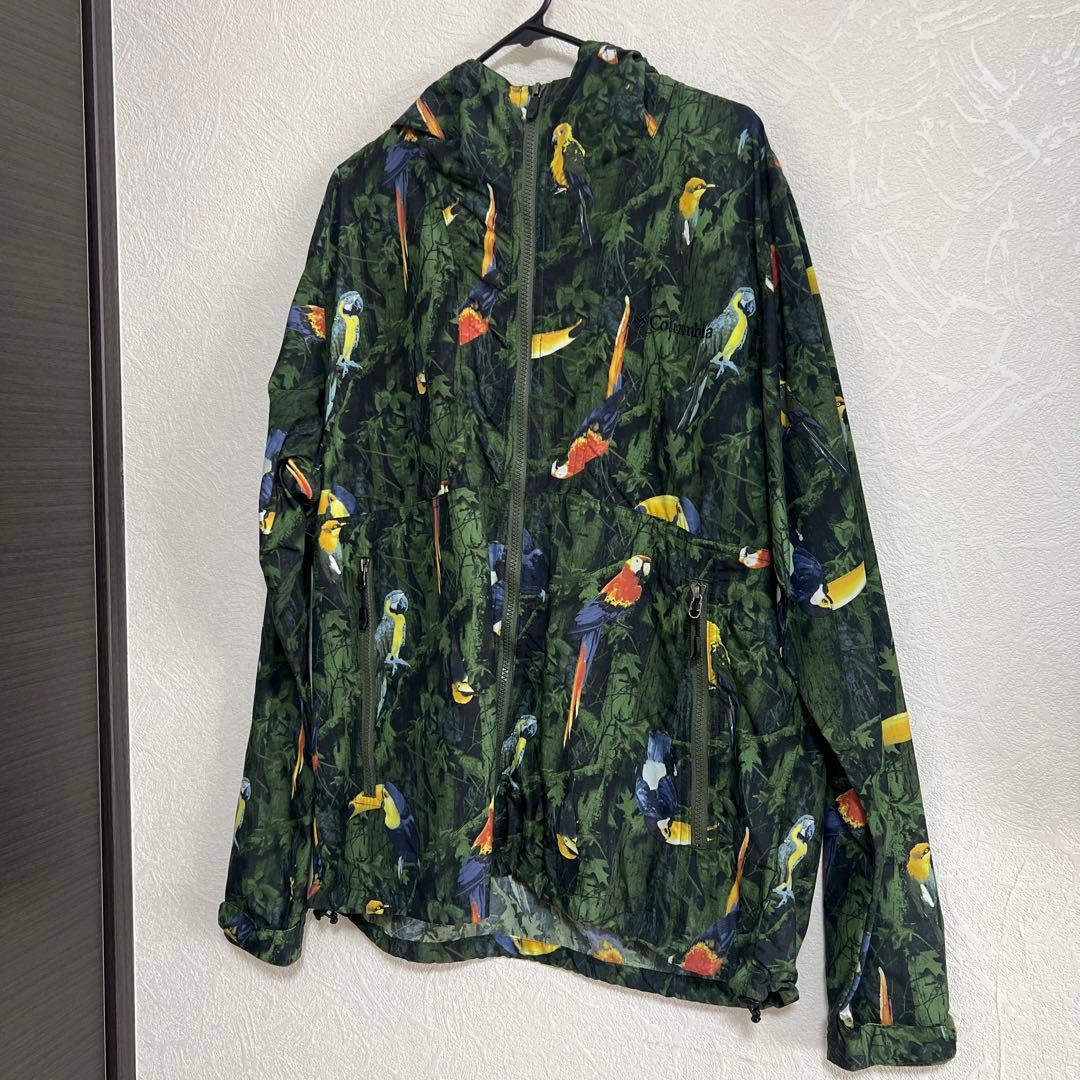 Columbia コロンビアナイロンジャケット 鳥柄 メンズL - メルカリ