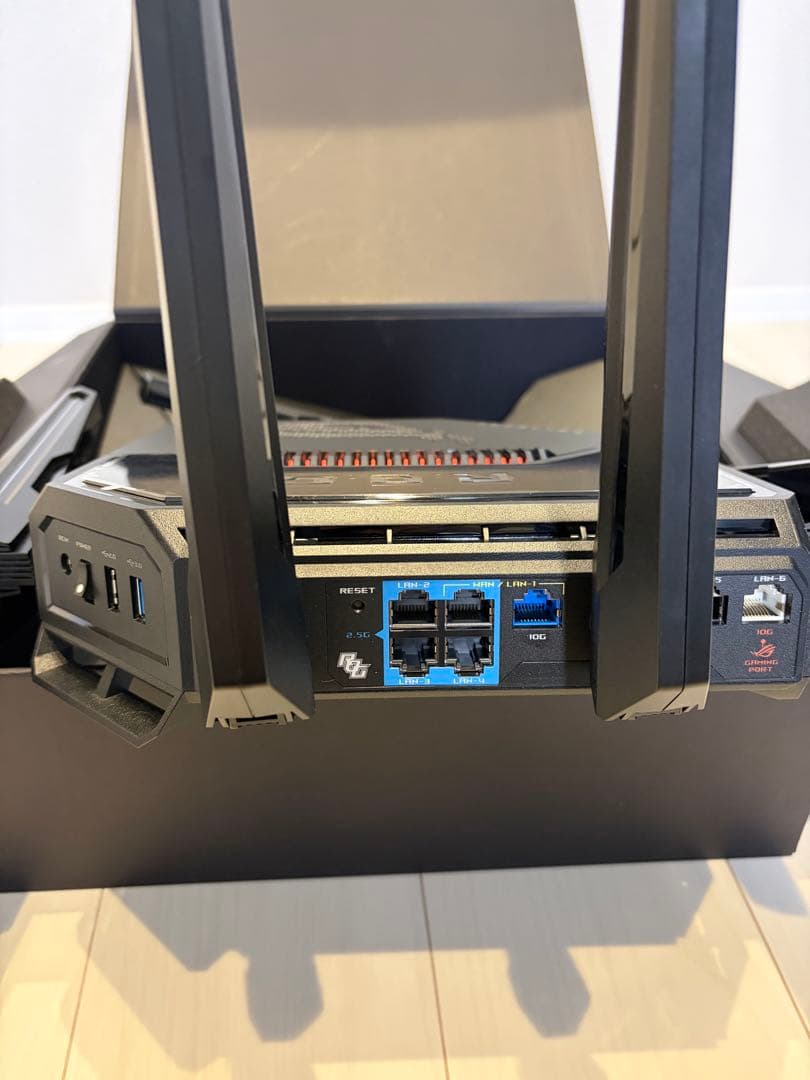 ASUS WiFi ROG Rapture GT-BE98 無線ルーター - メルカリ