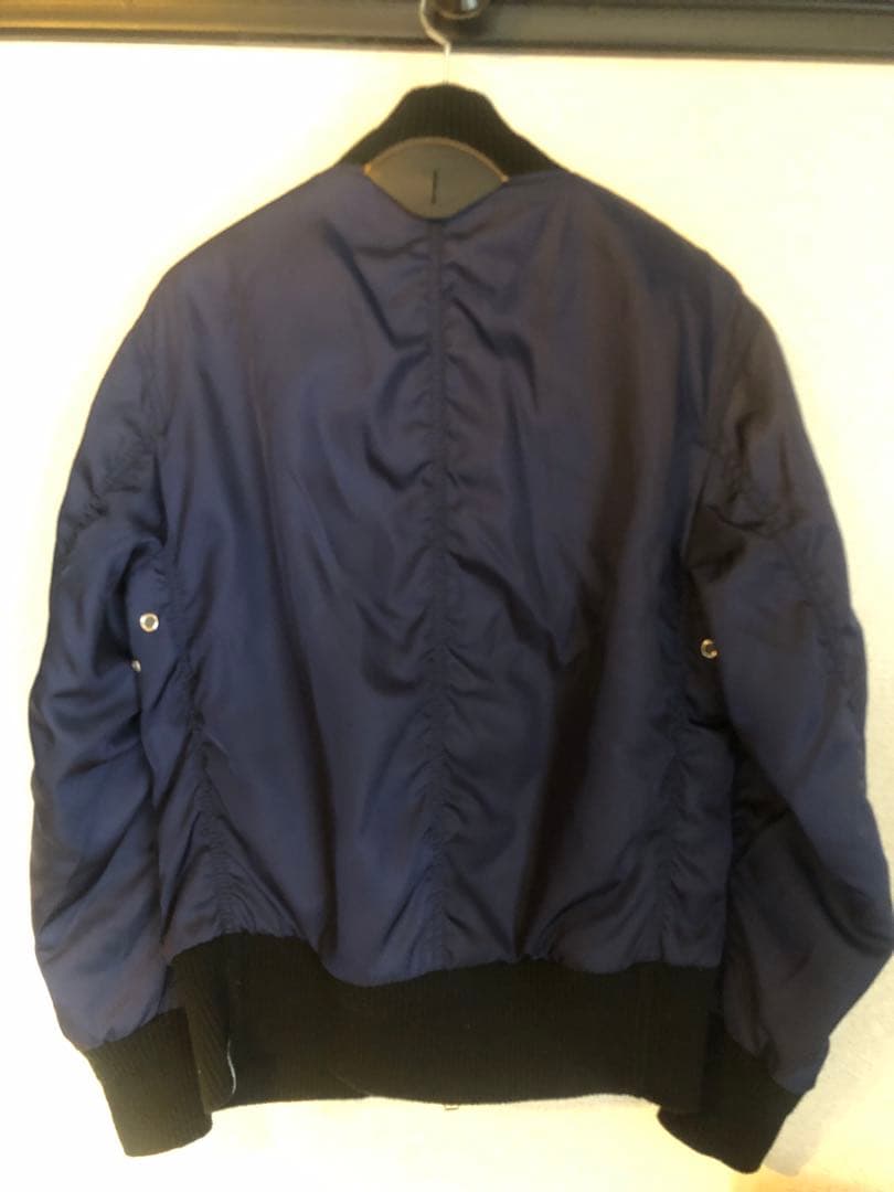 タ*ィ様 COACH コーチ MA-1 フライトジャケット ボンバー ネイビー