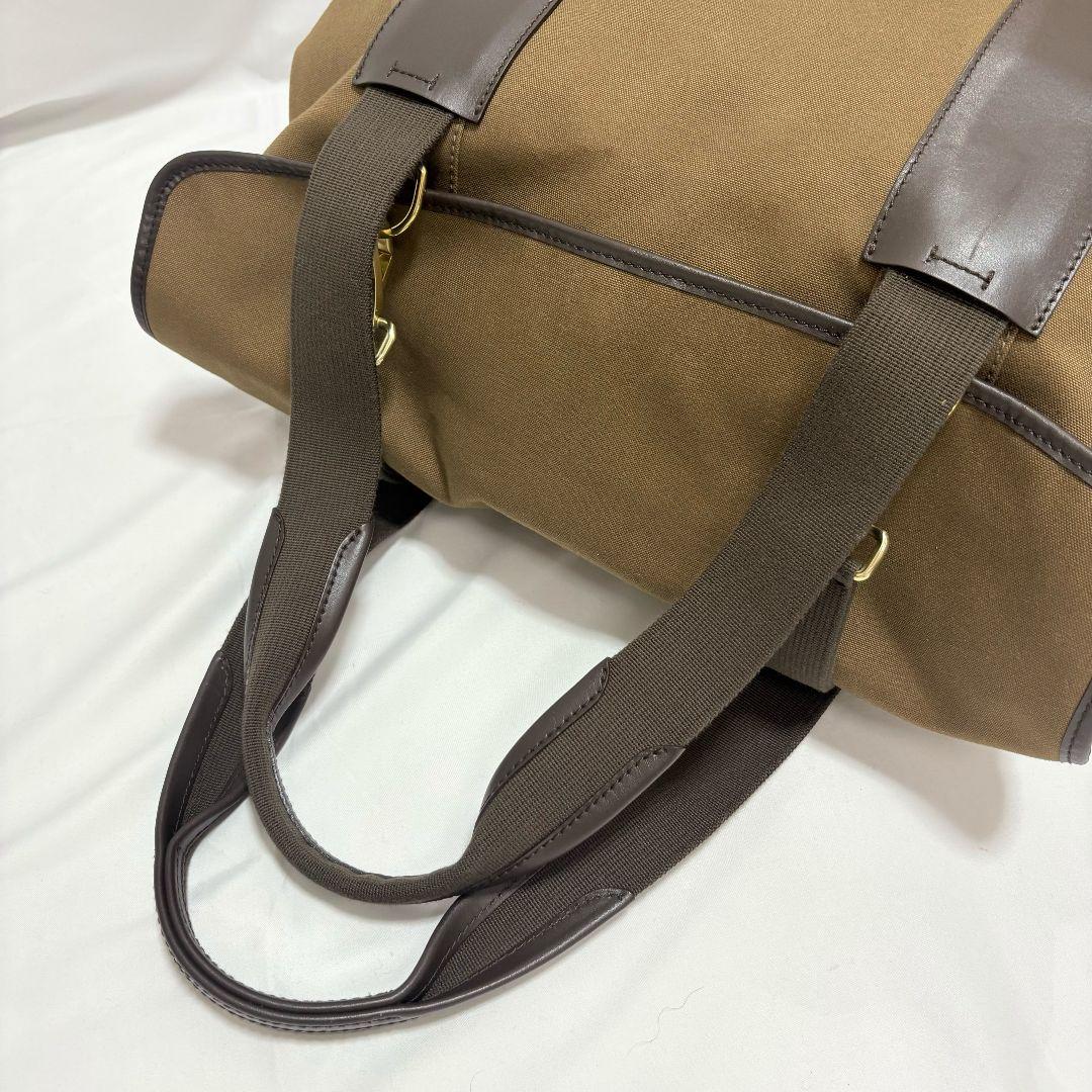 美品✨ ハンティングワールド ロゴプレート トートバッグ 西口修平 レザー A4