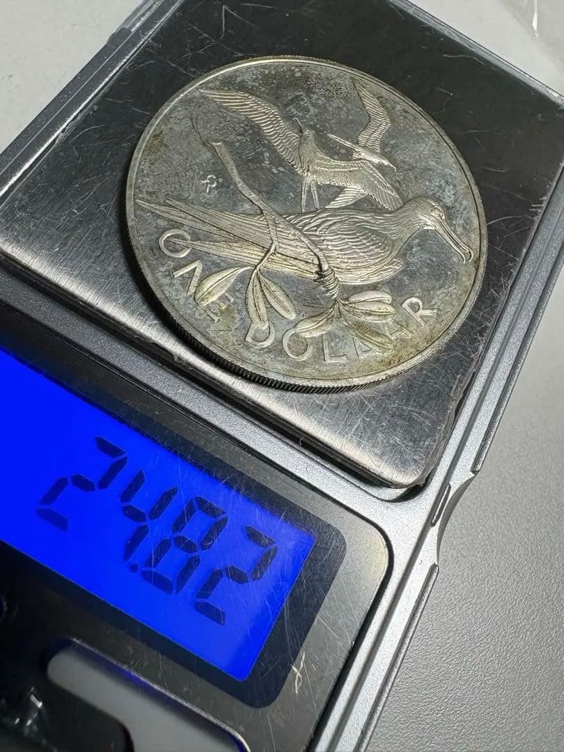 【純度保証】　ヴァージン諸島 プルーフ貨幣セット 1ドル銀貨 24.82g