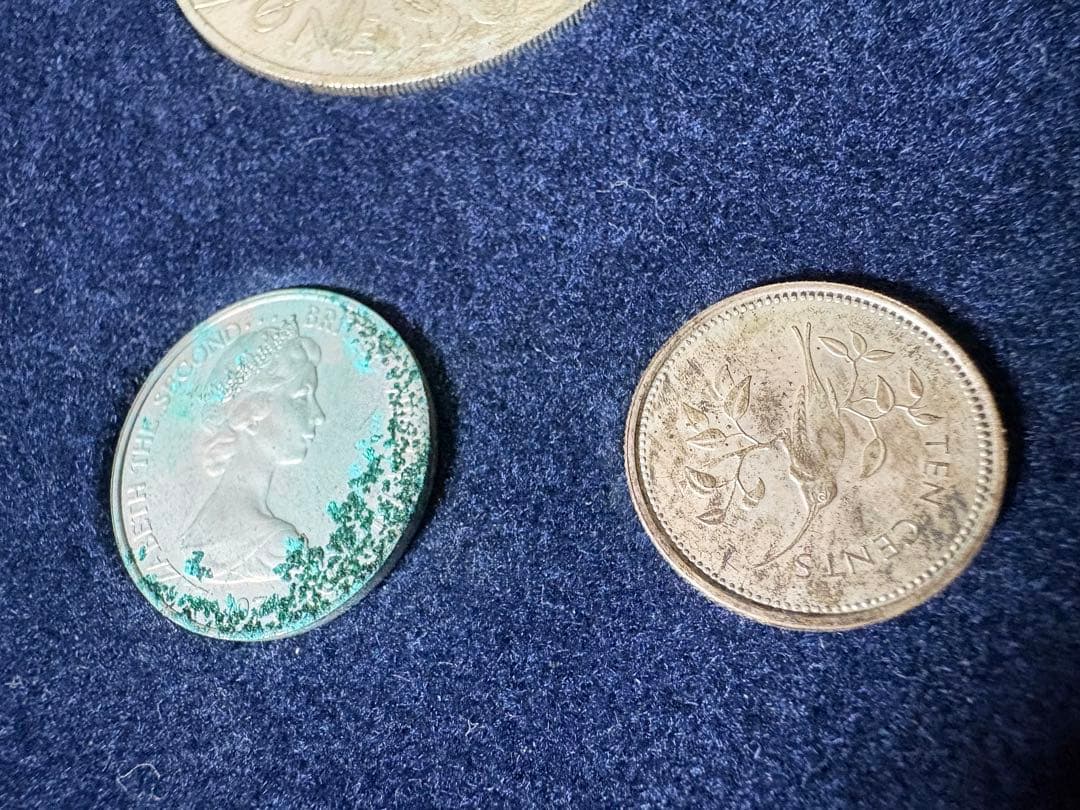 【純度保証】　ヴァージン諸島 プルーフ貨幣セット 1ドル銀貨 24.82g