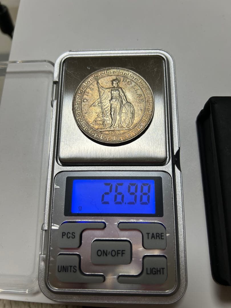 イギリス貿易銀 1899年 壹圓銀貨 1ドル ブリタニア立像 - メルカリ