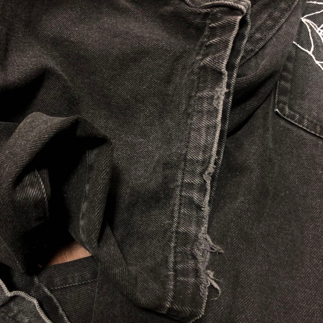 earl skateboards s デニム 黒 蜘蛛の巣 - メルカリ