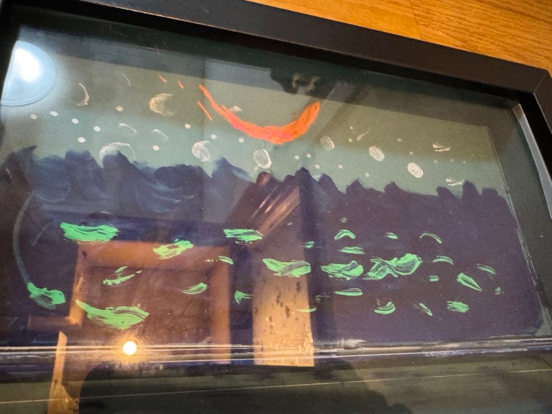 レア●水森亜土先生直筆イラスト＆サイン　眠る人魚　可愛い　カラー