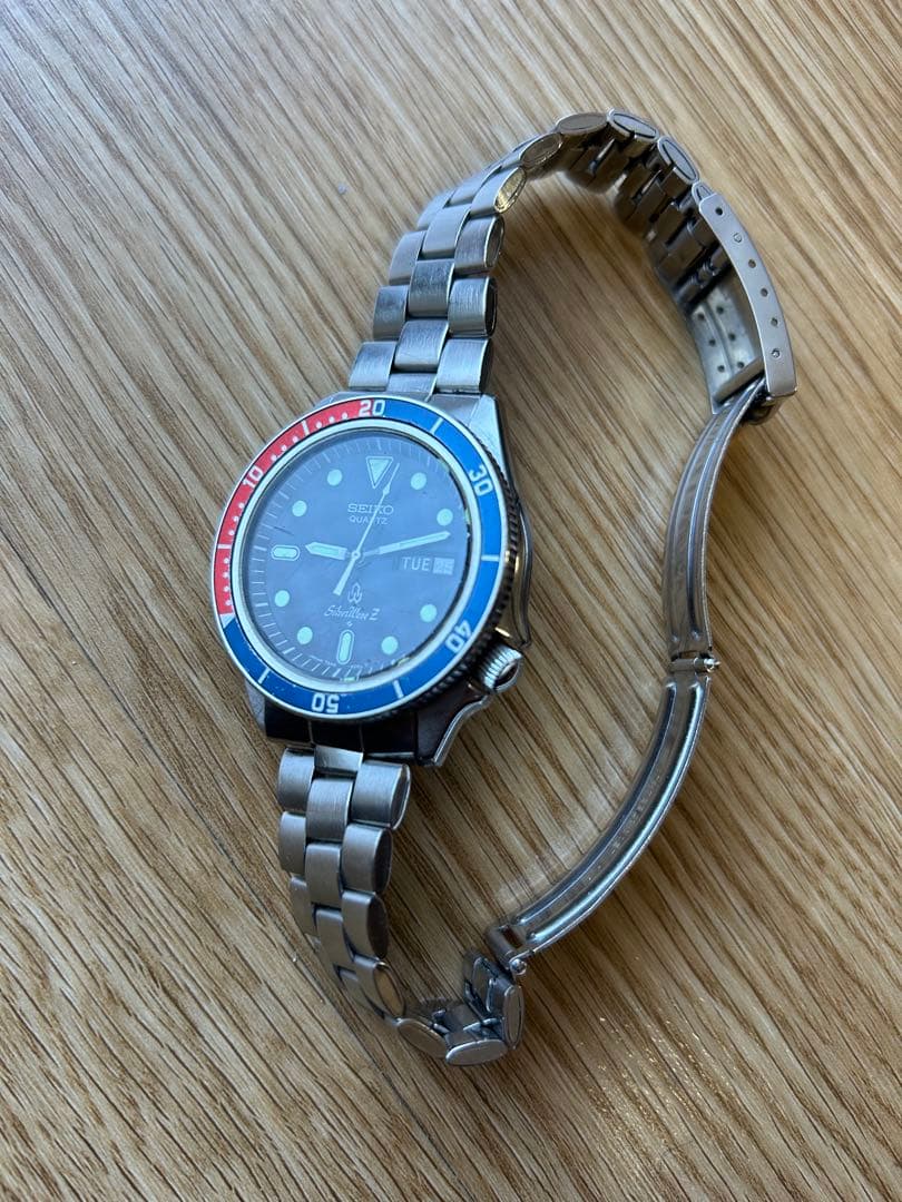 稼働品 SEIKO セイコー シルバーウェーブ Z ペプシ 7546-606A - メルカリ