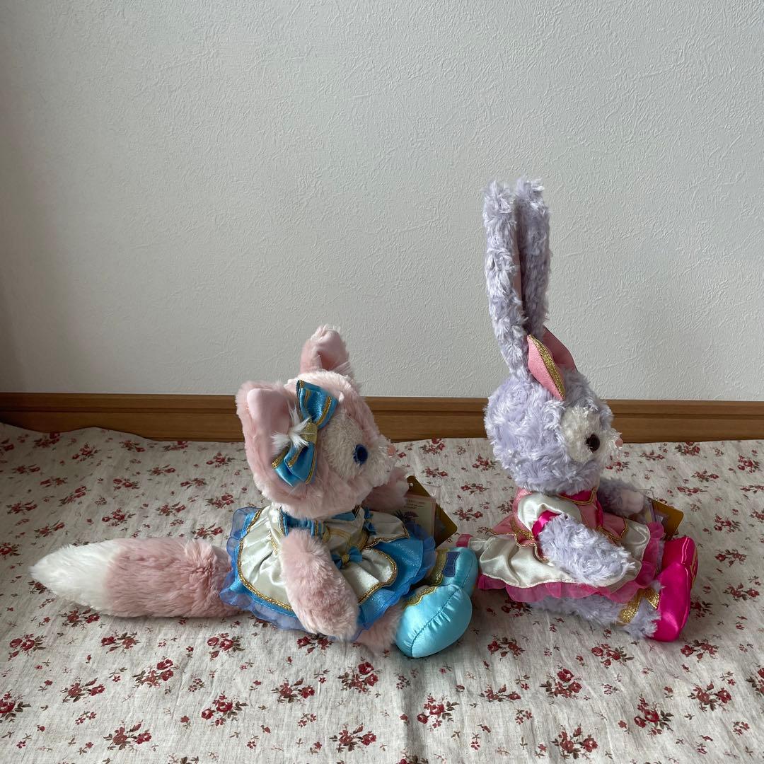 上海ディズニー ❤️5周年　リーナベル＆ステラルー ぬいぐるみSSサイズ