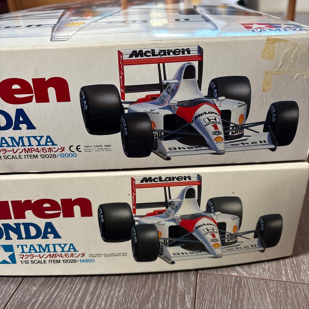 （1）初版？田宮　Tamiya McLaren MP4/6 Honda 1/12