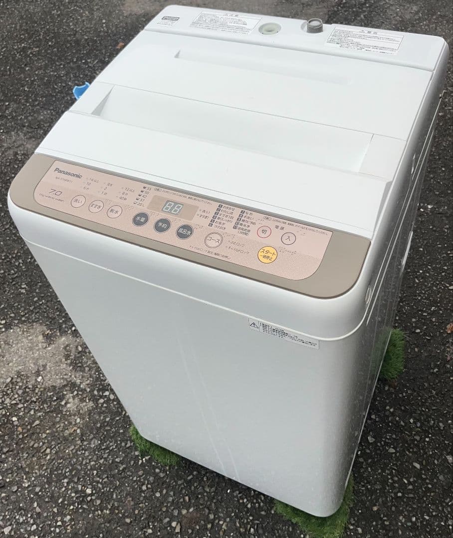 特価パナソニック洗濯機 7.0kg ビッグウェーブ洗浄風乾燥機能付き2018年製