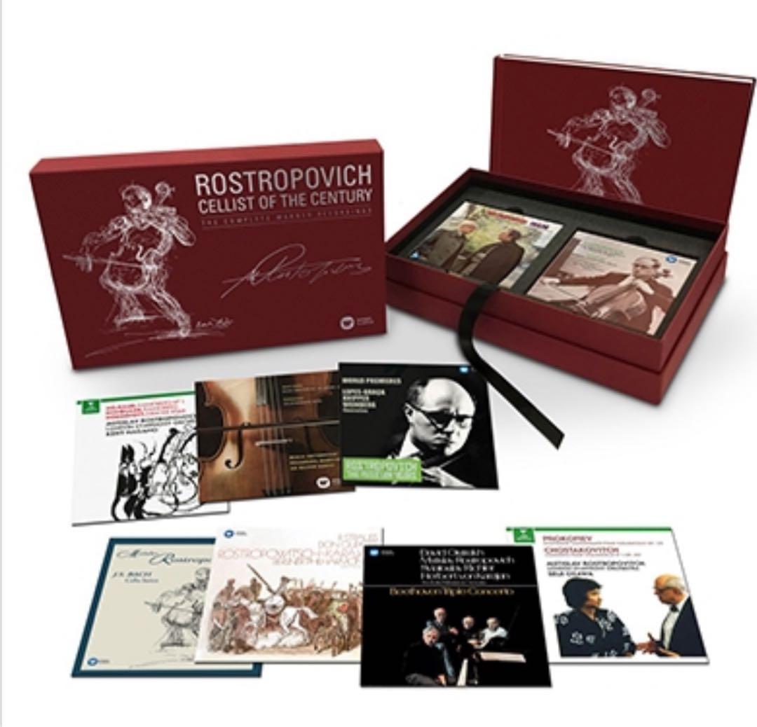 【未開封新品】ロストロポーヴィチ『ワーナー録音全集』（40CD＋3DVD） 未開封新品】ロストロポーヴィチ『ワーナー録音全集』（40CD＋3DVD）