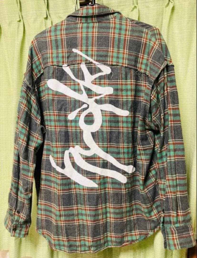 常田大希着用] hyakki フランネルチェックシャツ - メルカリ