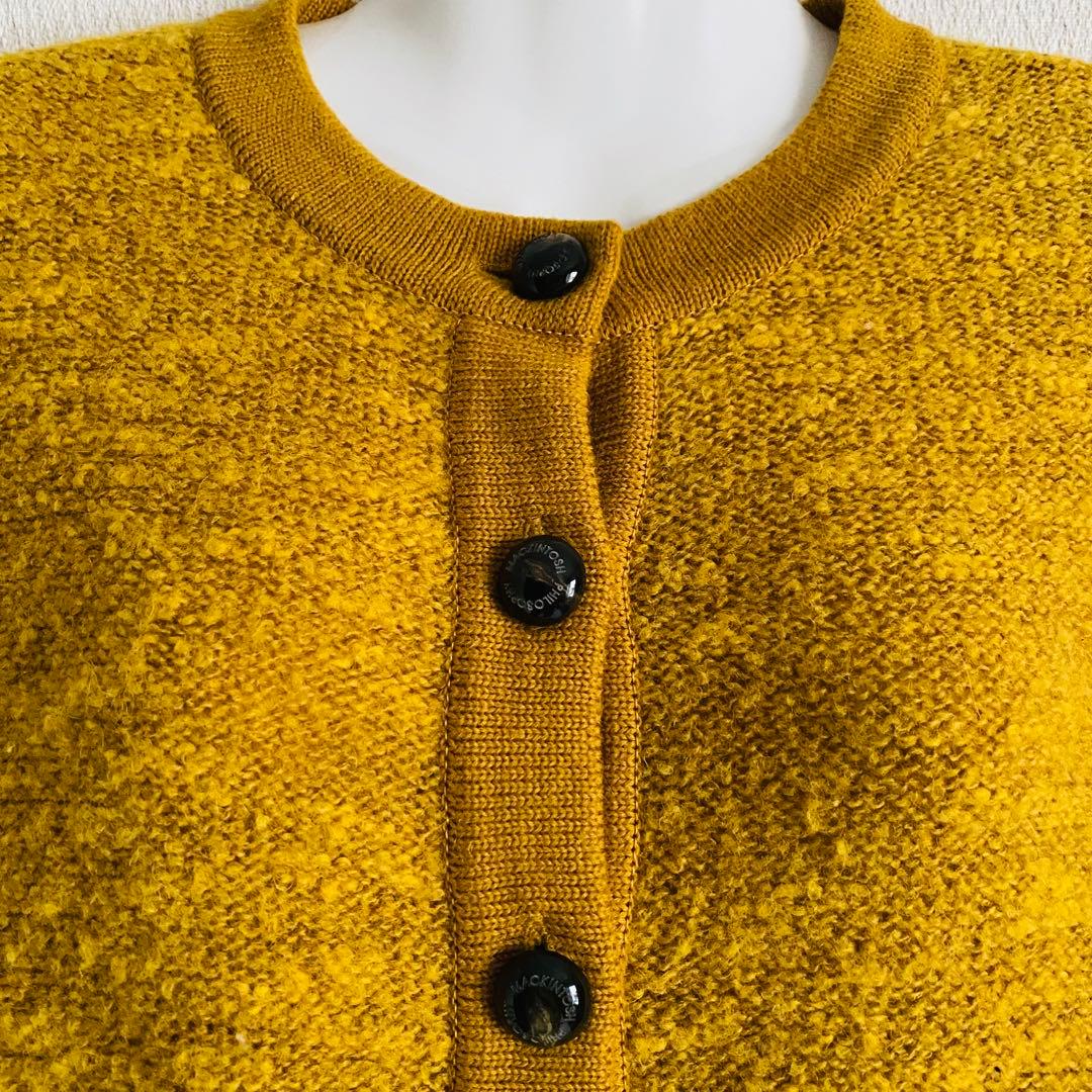 マッキントッシュフィロソフィーカーディガン アルパカ混 ふんわり