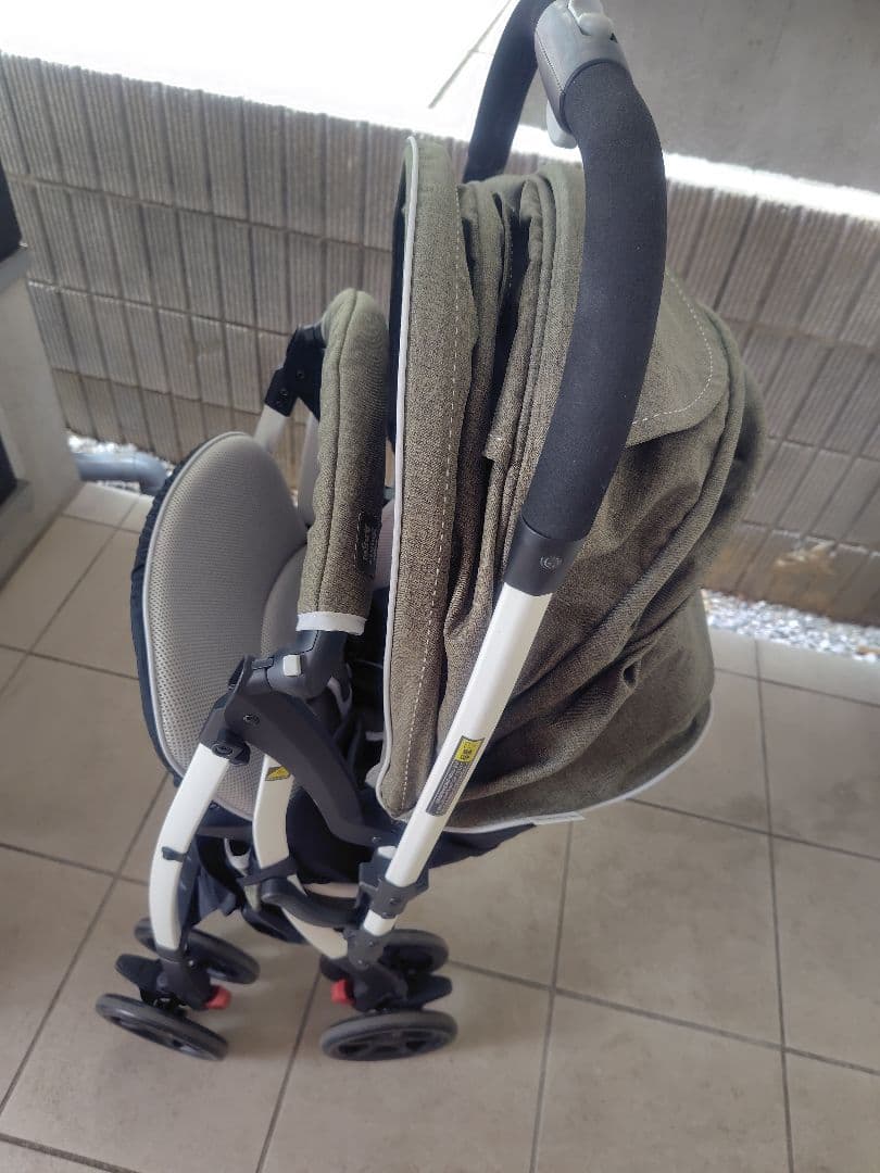2回のみ使用】ベビーカー デ・ヨーネ レジェ e OLIVE DENIM - メルカリ