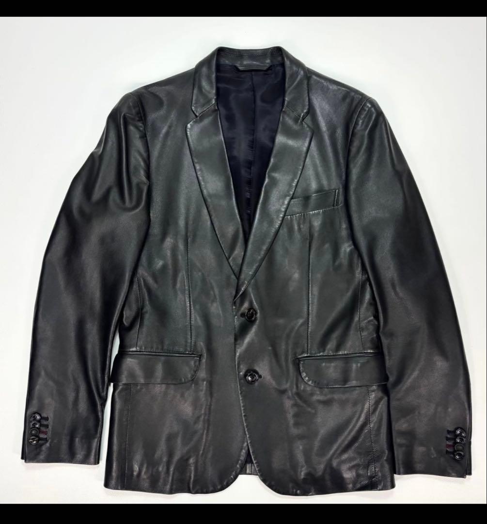 美品✨ポールスミス レザー テーラードジャケット ラムレザー 2B