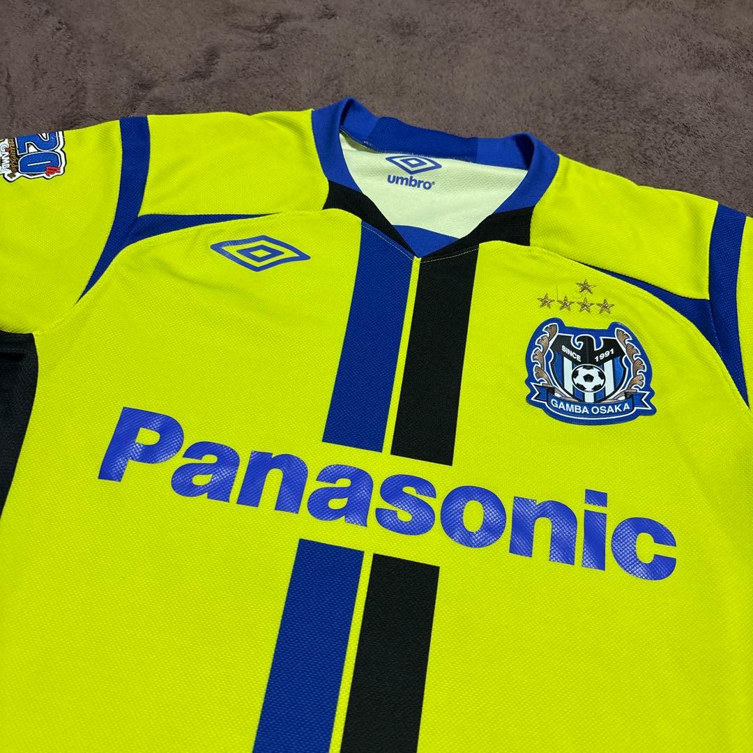 激レア】ガンバ大阪 2011 サード ユニフォーム 20周年 イエロー 黄色