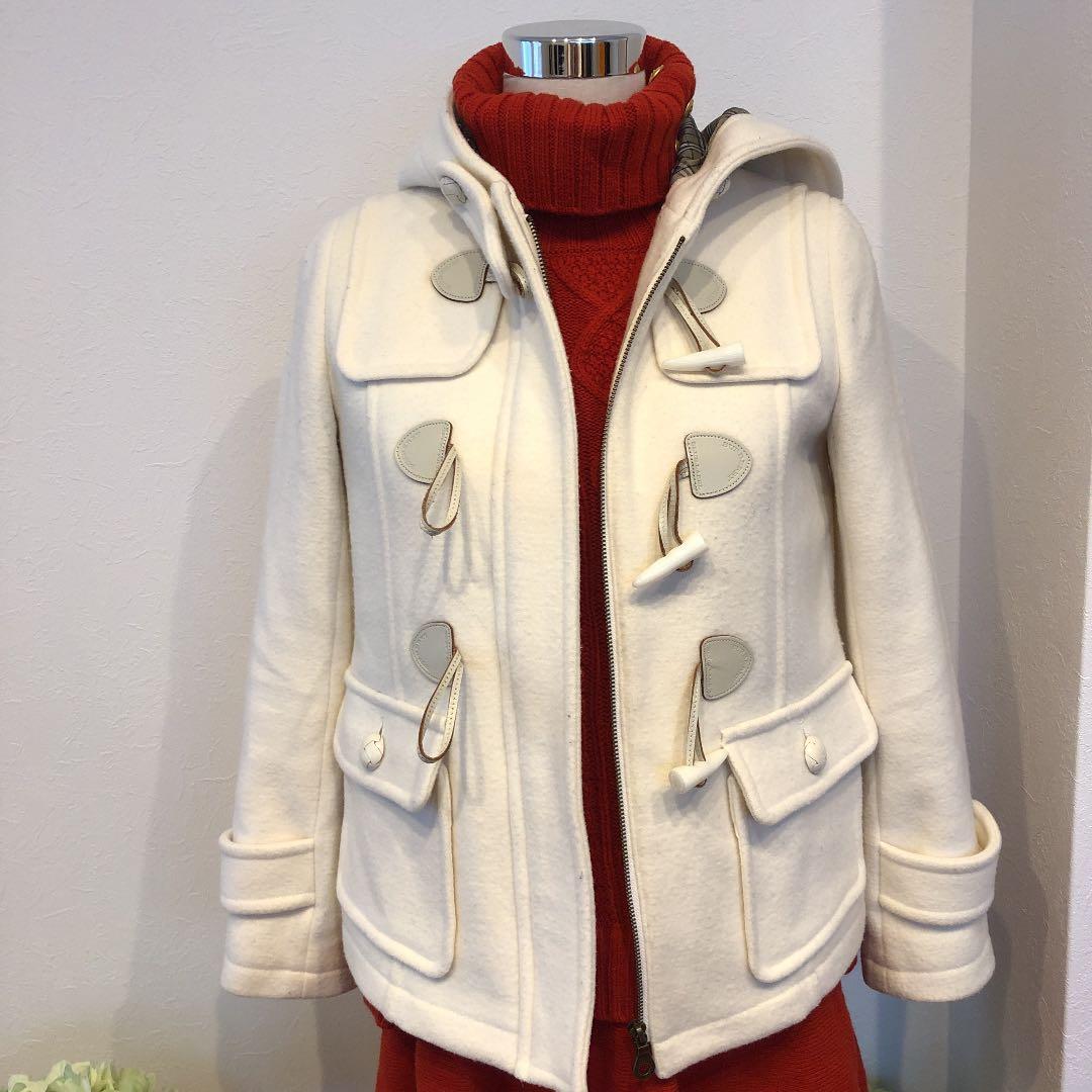 バーバリーブルーレーベル ダッフルコート38 中古・古着通販】BURBERRY BLUE LABEL (バーバリーブルーレーベル