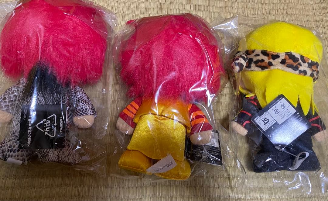 値引、単品不可 '09年発売 タグ付 hide ぬいぐるみ 新品　未使用