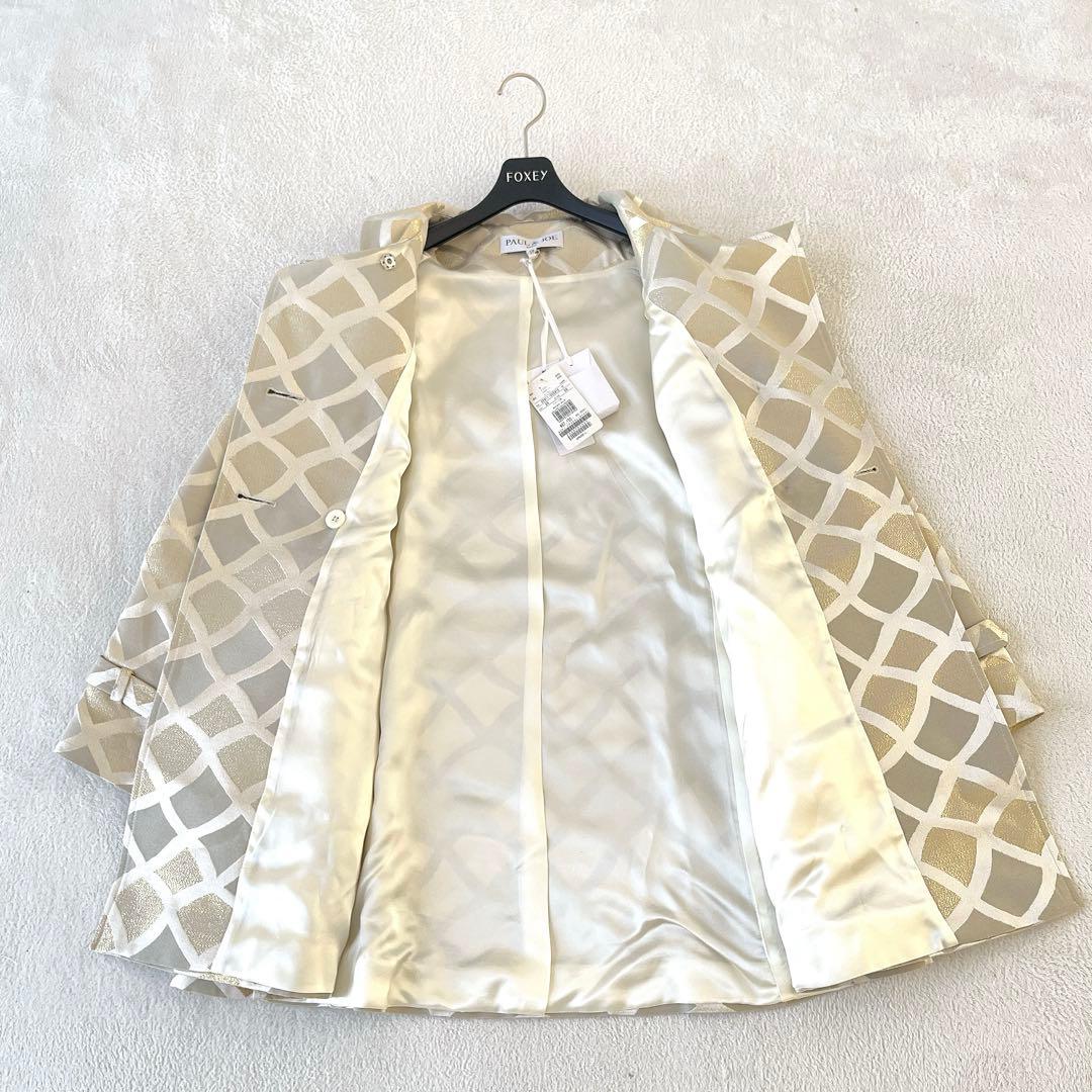 新品タグ付☆Paul&JOE☆ディテール パターンダブルブレストコート 38