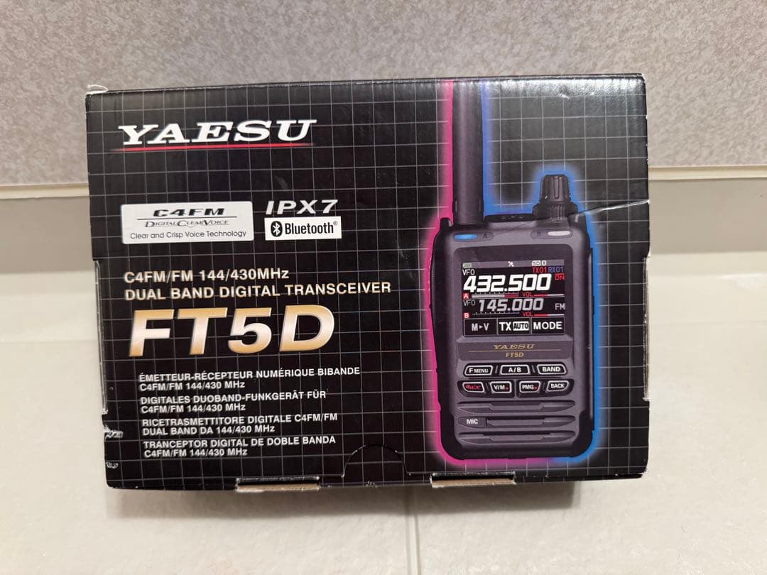 YAESU FT5D ハンディ　アマチュア無線機　中古 FT5D】YAESU - 無線機, V/UHF ハンディ機 | 東名電子株式会社