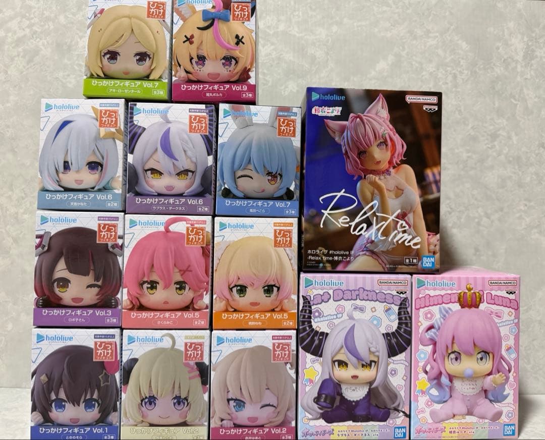 ホロライブ ひっかけフィギュア Vol.1〜9 まとめ売り Relax time