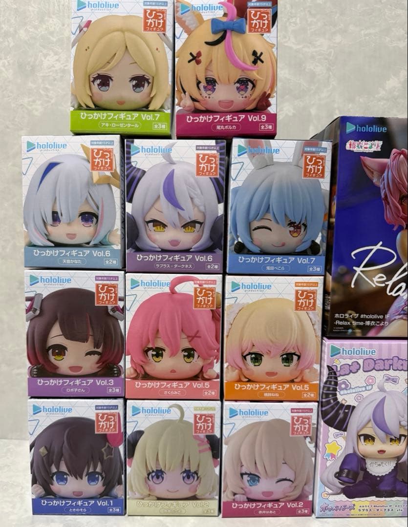 ホロライブ ひっかけフィギュア Vol.1〜9 まとめ売り Relax time